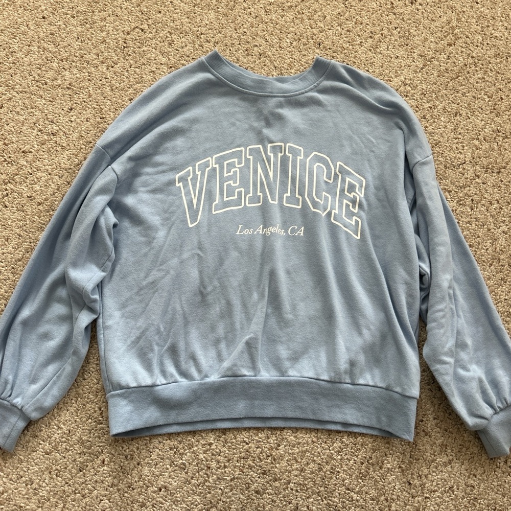 Blue Venice sweatshirt, small